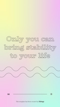 Let's Achieve Inner Peace! presentation template 