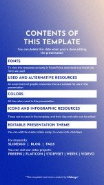 Time Management Square IG Posts presentation template 