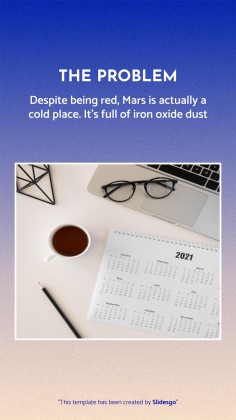 Time Management Square IG Posts presentation template 