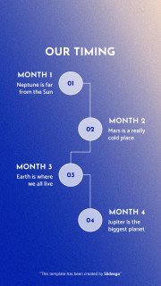 Time Management Square IG Posts presentation template 