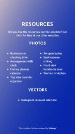 Time Management Square IG Posts presentation template 