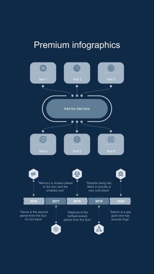 Time Management Square IG Posts presentation template 