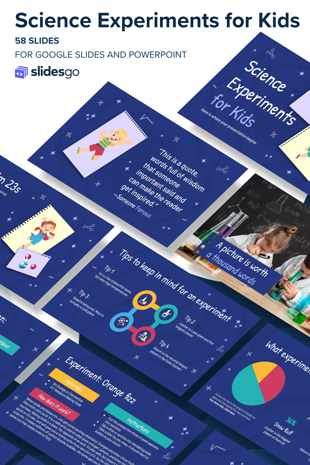 Science Experiments for Kids | Google Slides and PowerPoint