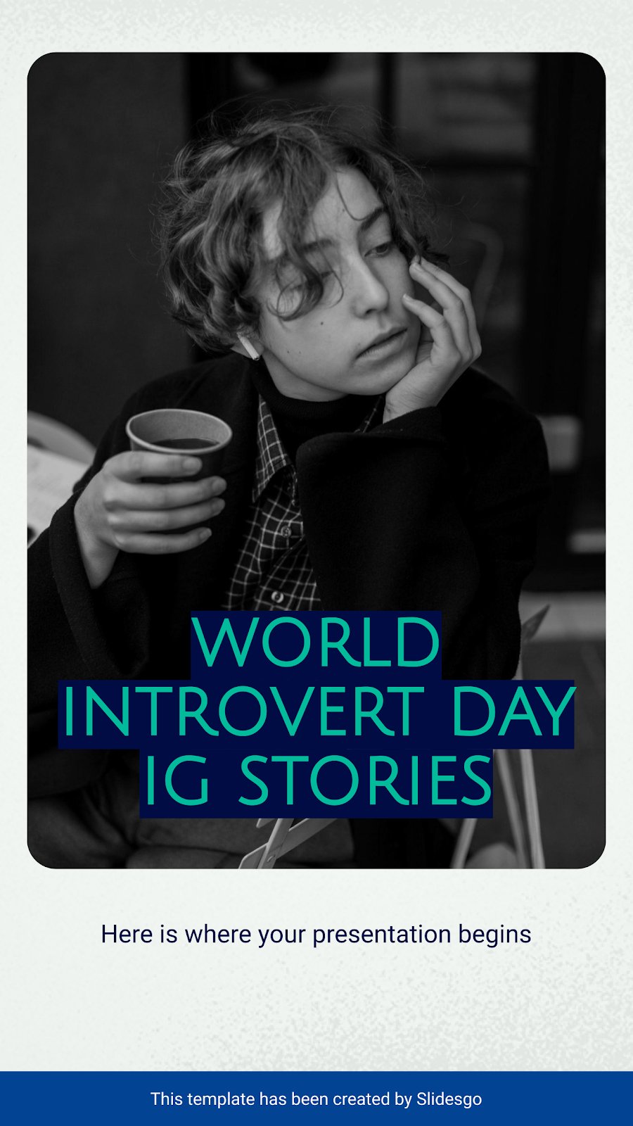 World Introvert Day IG Stories presentation template 