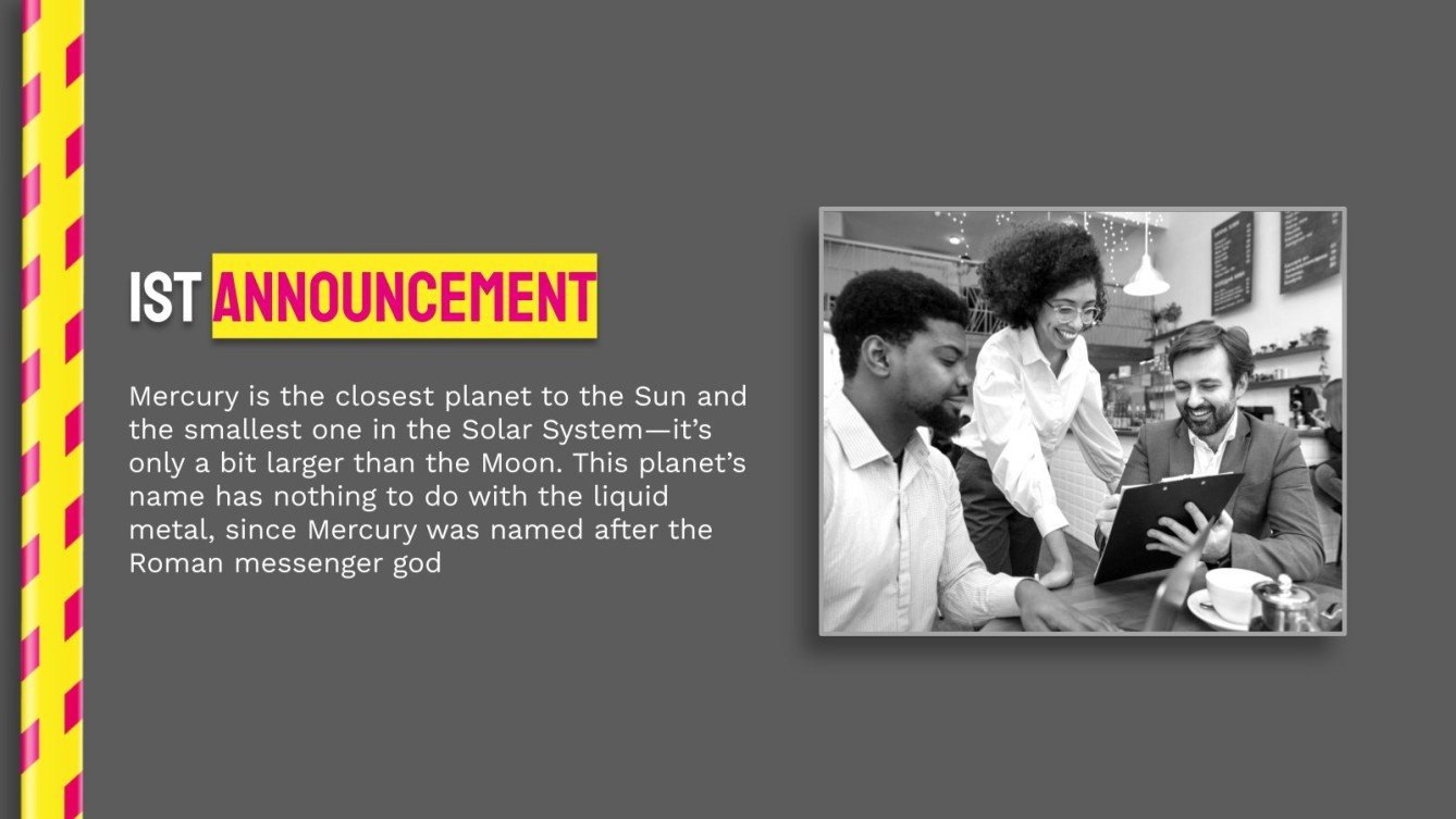 Caution Tape Style Newsletter Google Slides & PowerPoint