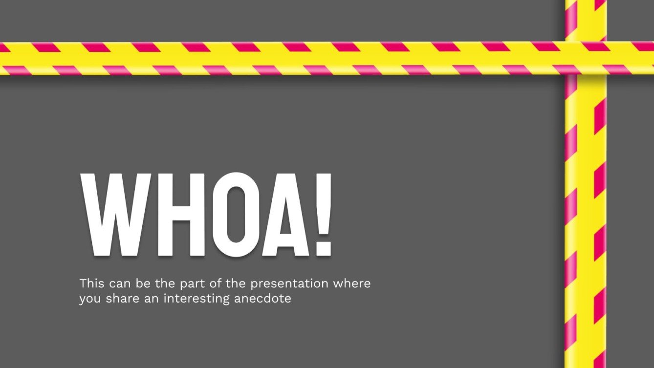Caution Tape Style Newsletter Google Slides & PowerPoint