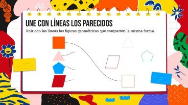 Thème de cahier coloré pour les élèves de maternelle colombiens Modèles de présentation