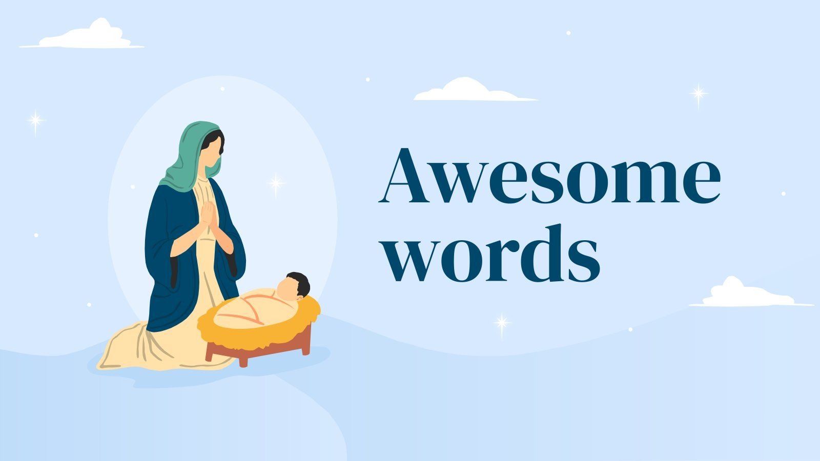 Solemnity of Mary Minitheme Google Slides & PowerPoint