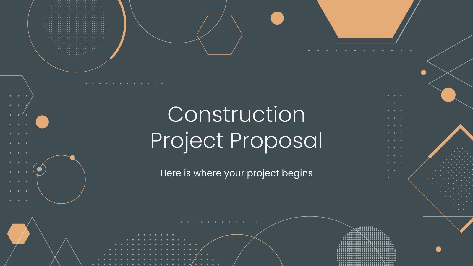 Proposition de projet de construction Modèles de présentation