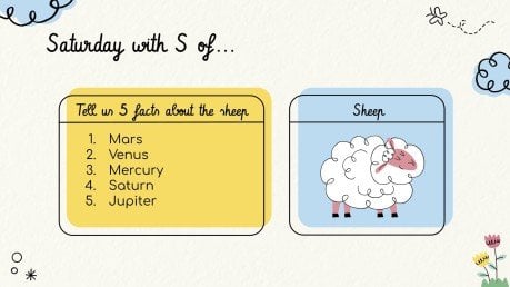 Learning the Days of the Week! presentation template 