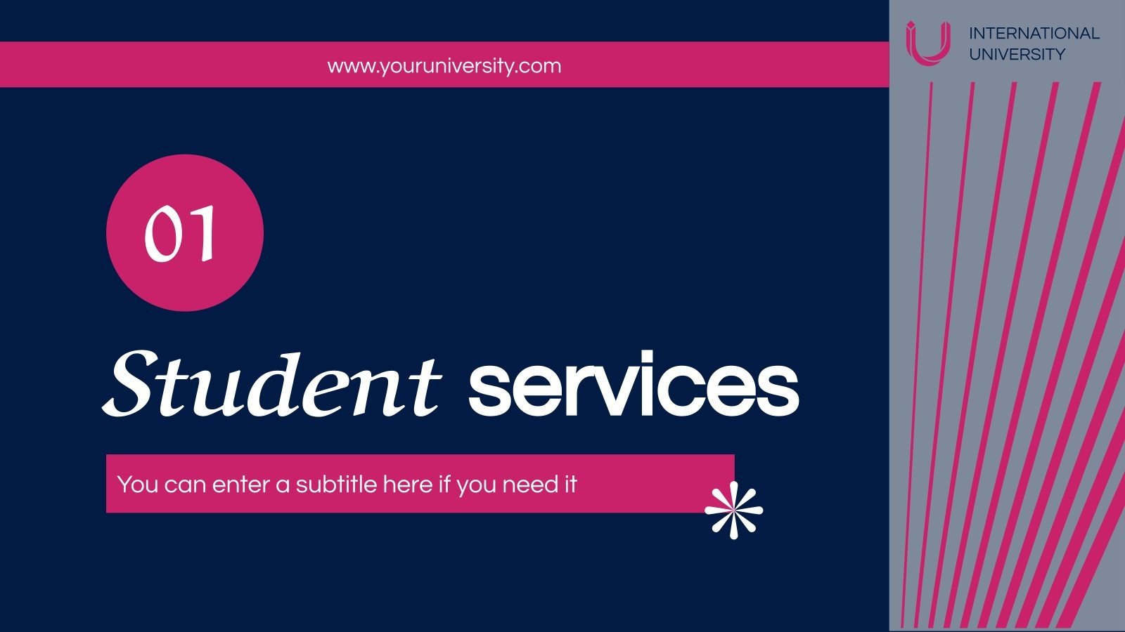 University Induction Day Google Slides and PowerPoint