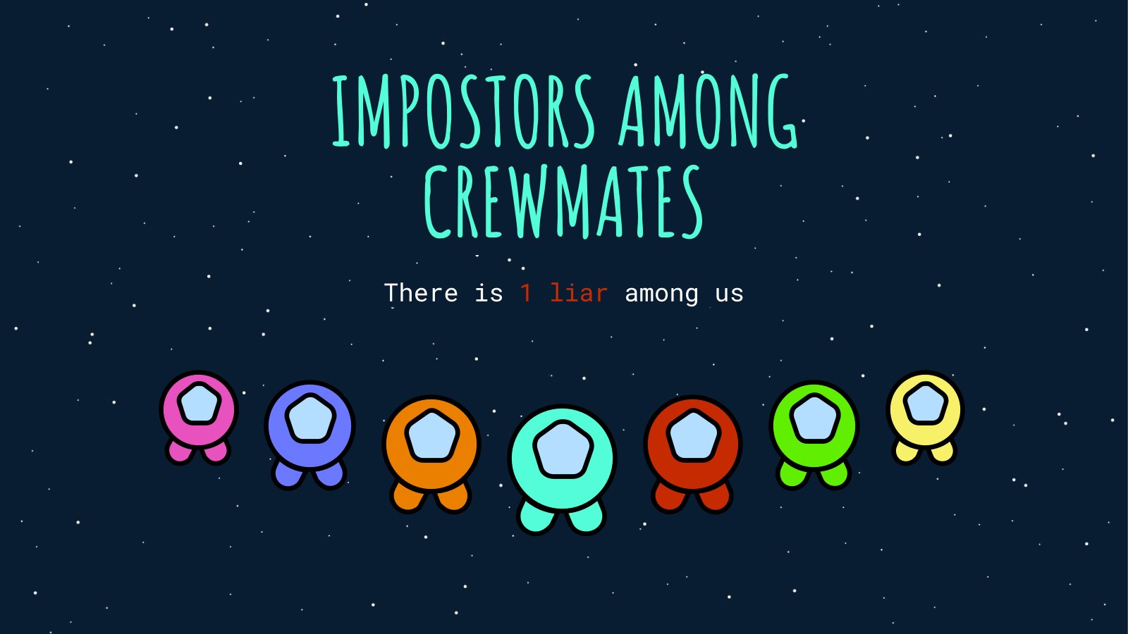 Impostors Among Crewmates presentation template 