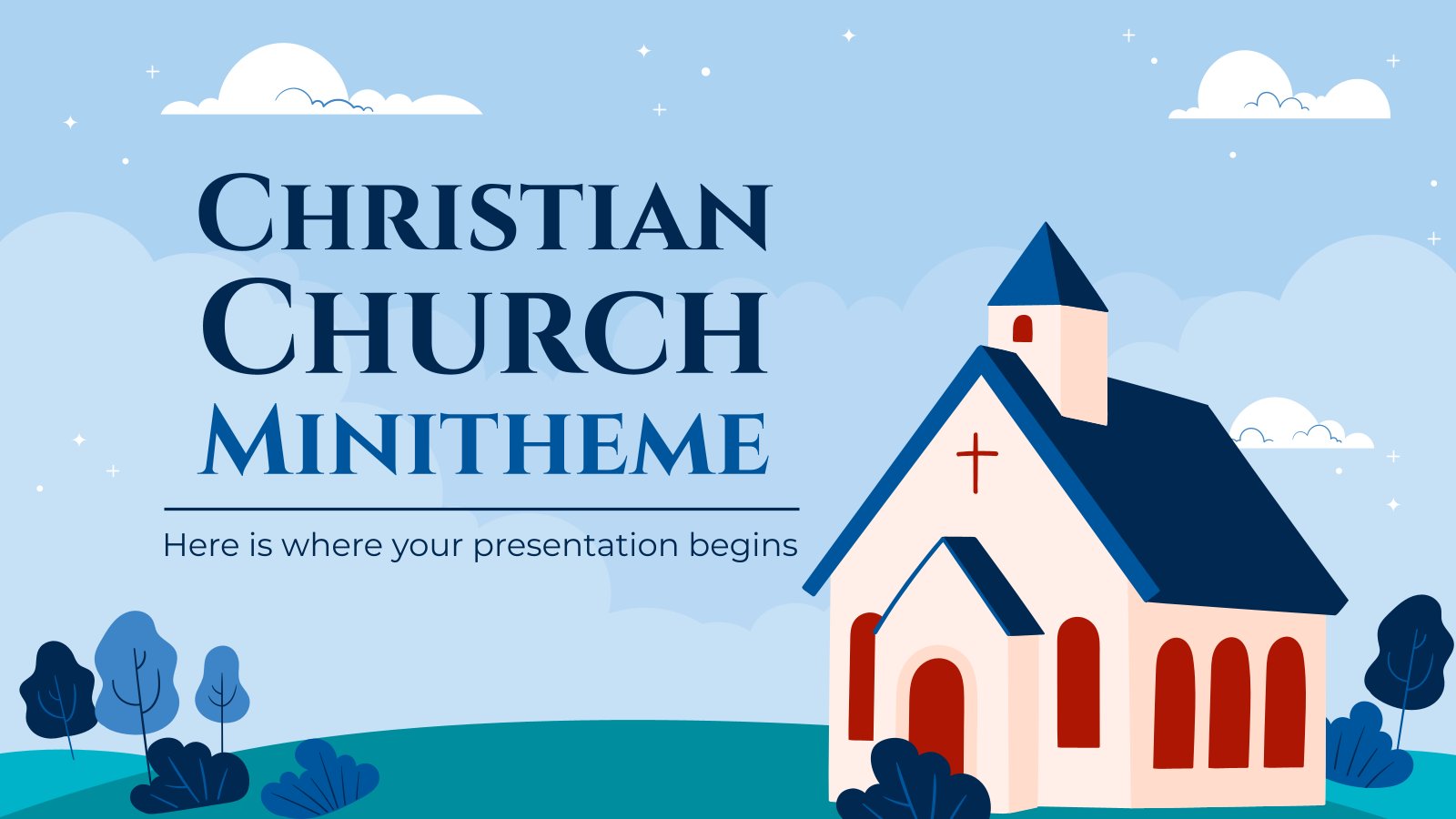 Christian Church Minitheme presentation template 