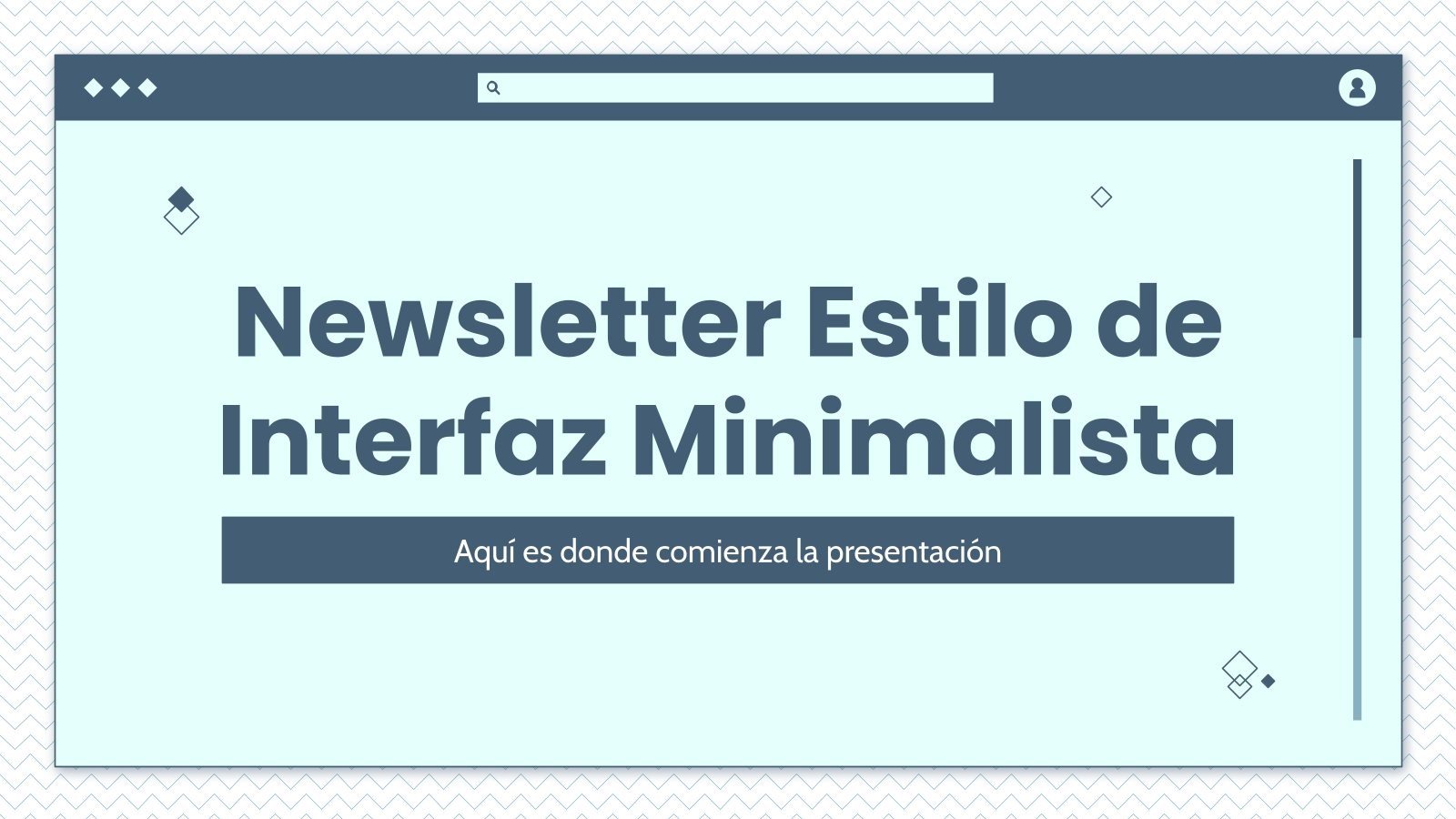 Minimalist Interface Newsletter Google Slides & PowerPoint