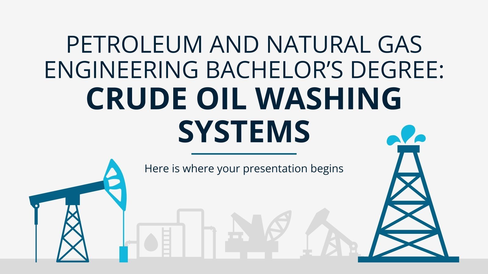Petroleum and Gas Engineering Crude Oil Washing Systems