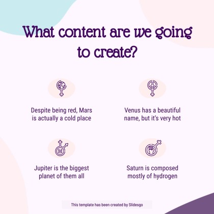 여성의 날 소셜 미디어 프레젠테이션 템플릿