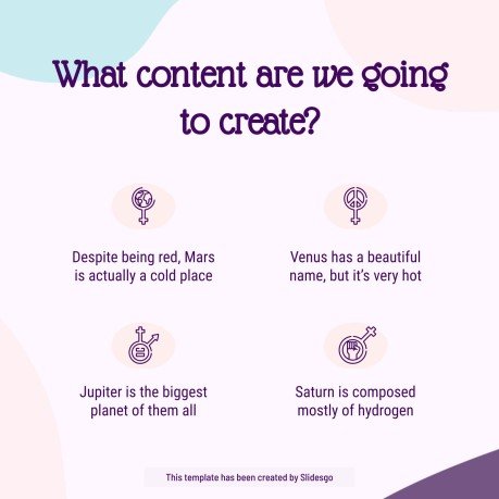 여성의 날 소셜 미디어 프레젠테이션 템플릿