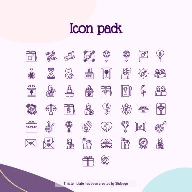 여성의 날 소셜 미디어 프레젠테이션 템플릿