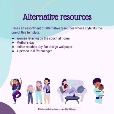 여성의 날 소셜 미디어 프레젠테이션 템플릿