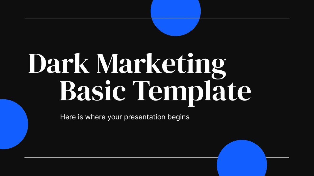 Dark Marketing Basic Template Google Slides & PowerPoint