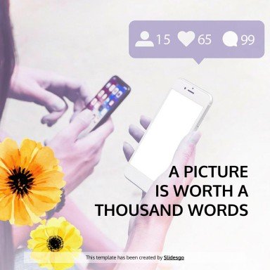 Plantilla de presentación Nicely Social Media