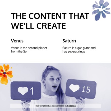 Plantilla de presentación Nicely Social Media