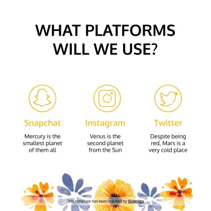 Plantilla de presentación Nicely Social Media