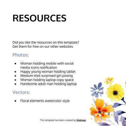 Plantilla de presentación Nicely Social Media