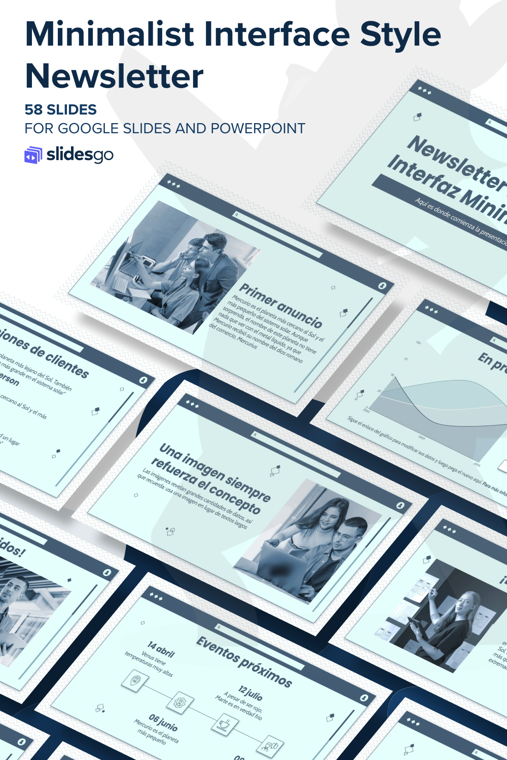 Minimalist Interface Newsletter Google Slides & PowerPoint