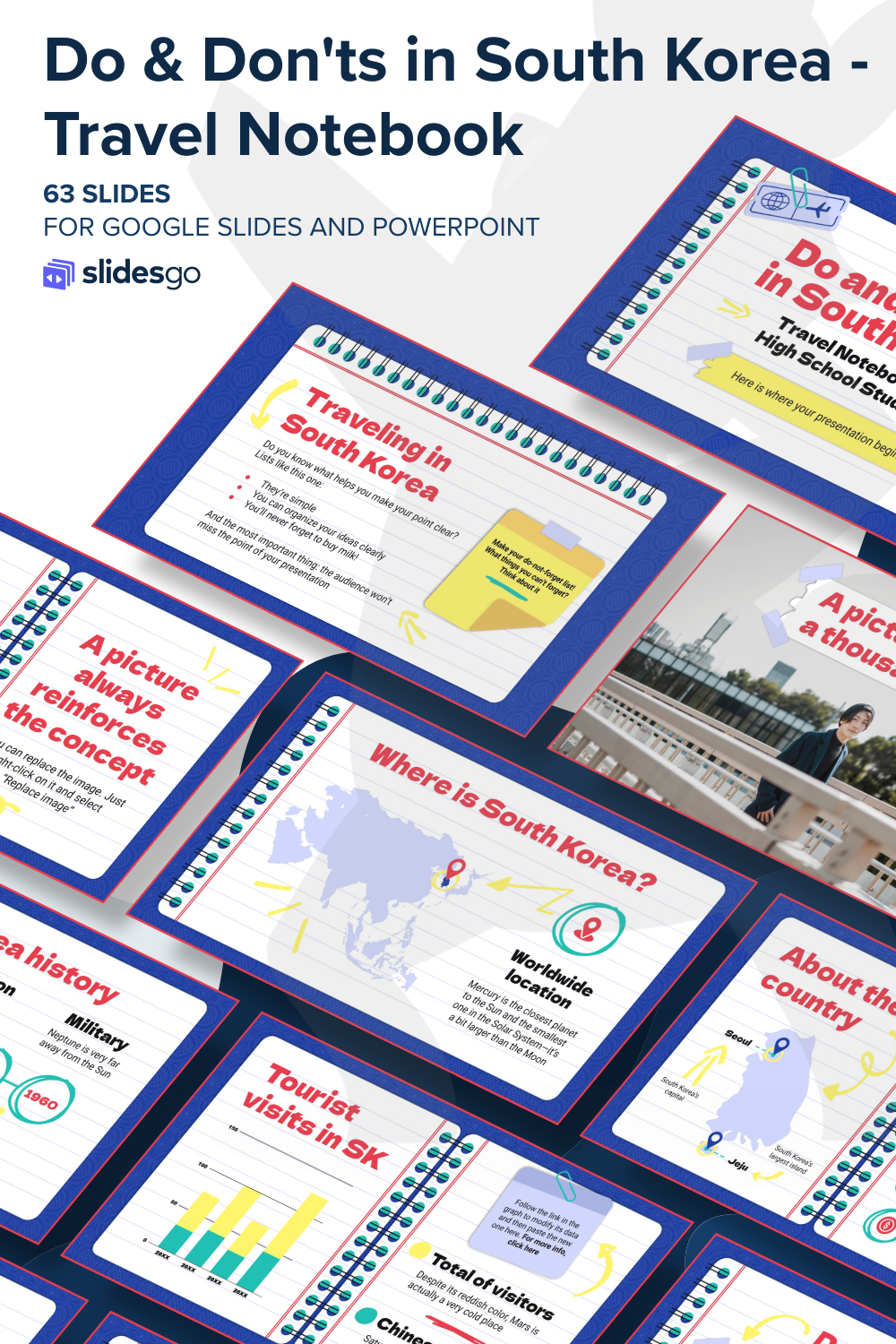 Do and Don'ts in South Korea Travel Notebook for Students