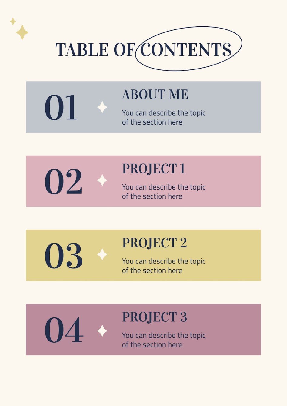 Simple &amp; Printable Portfolio for Designers | Google Slides