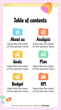 Cute Candycore Toodle Aesthetics IG Posts presentation template 