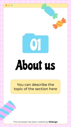 Cute Candycore Toodle Aesthetics IG Posts presentation template 