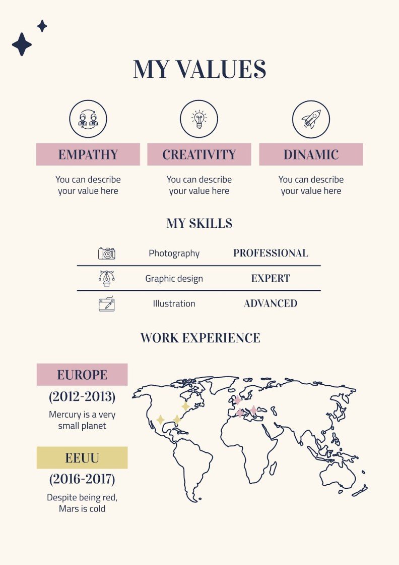 Simple &amp; Printable Portfolio for Designers | Google Slides