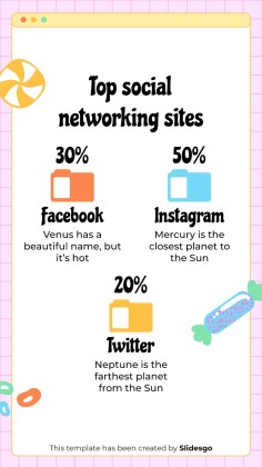 Cute Candycore Toodle Aesthetics IG Posts presentation template 