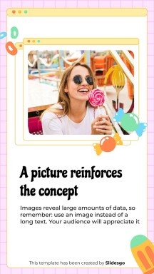 Cute Candycore Toodle Aesthetics IG Posts presentation template 