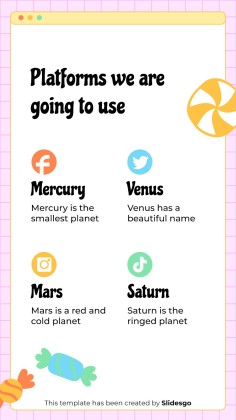 Cute Candycore Toodle Aesthetics IG Posts presentation template 