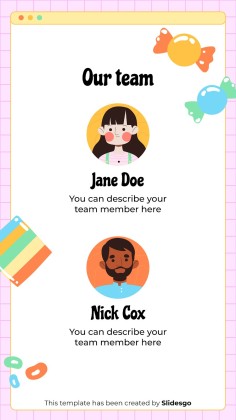 Cute Candycore Toodle Aesthetics IG Posts presentation template 