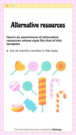 Cute Candycore Toodle Aesthetics IG Posts presentation template 