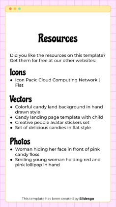 Cute Candycore Toodle Aesthetics IG Posts presentation template 