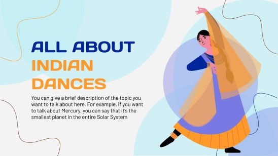 Indian Heritage Folk Dances presentation template 