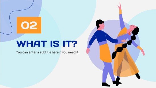 Indian Heritage Folk Dances presentation template 