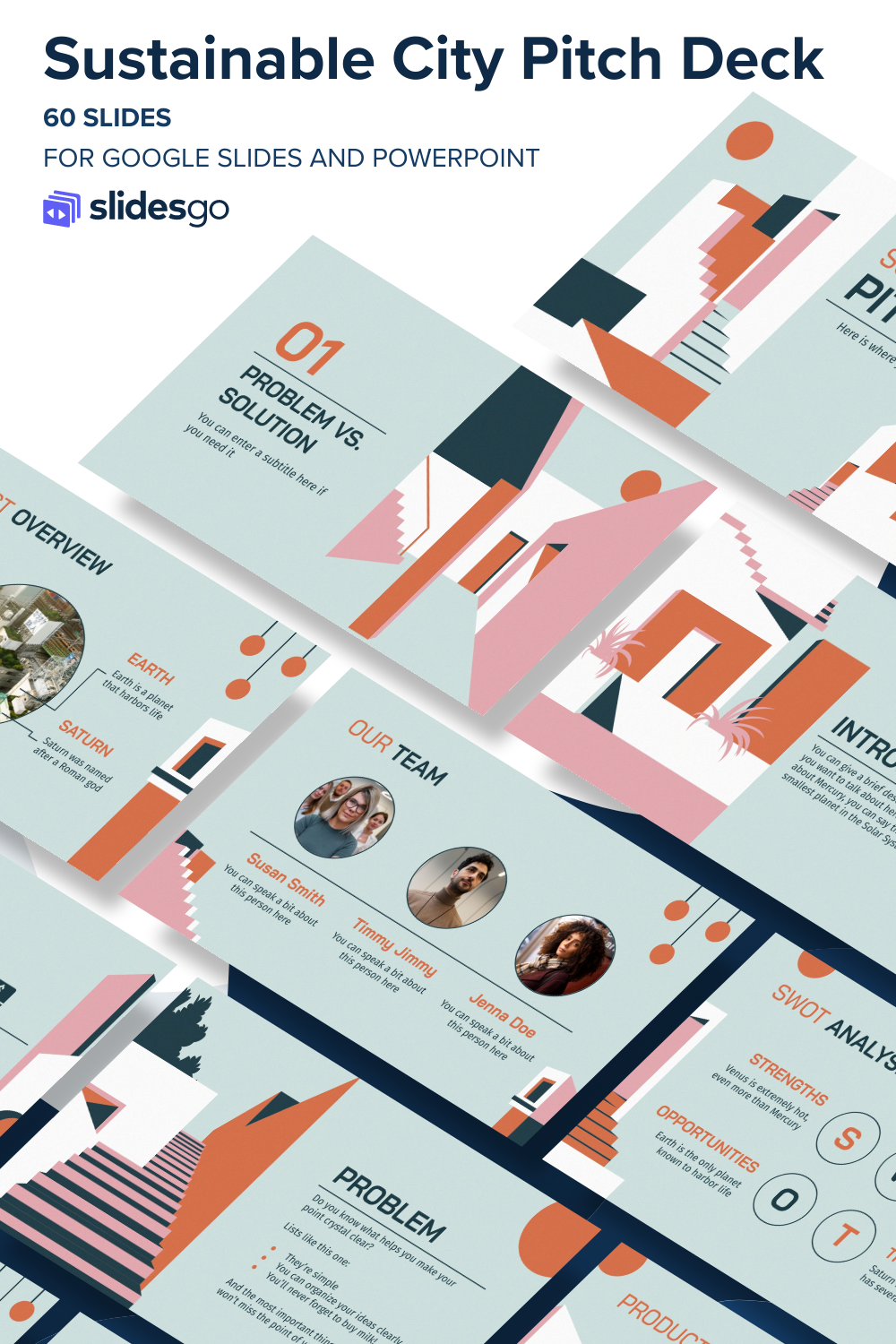 Sustainable City Pitch Deck | Google Slides & PowerPoint