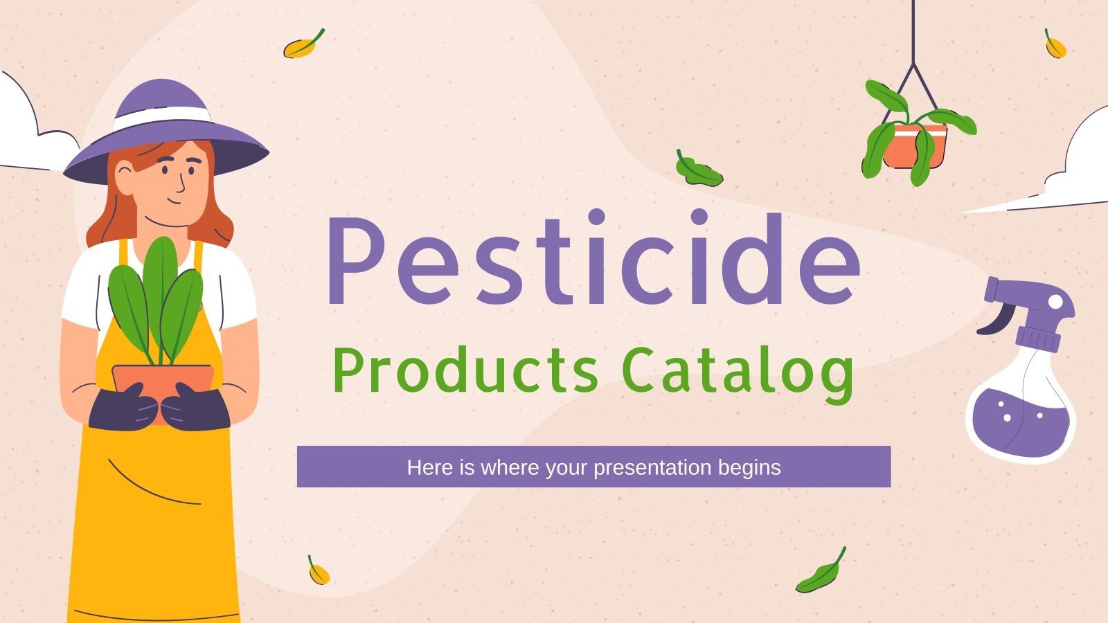 Pesticide Products Catalog Google Slides & PPT