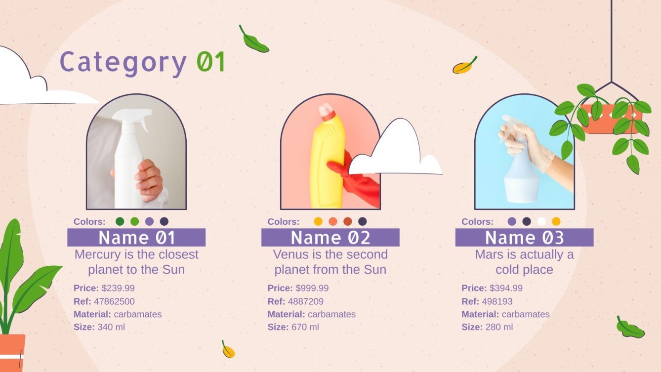 Pesticide Products Catalog Google Slides & PPT