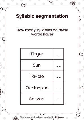 Printable Dyslexia Worksheets for Pre-K presentation template 