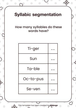 Printable Dyslexia Worksheets for Pre-K presentation template 