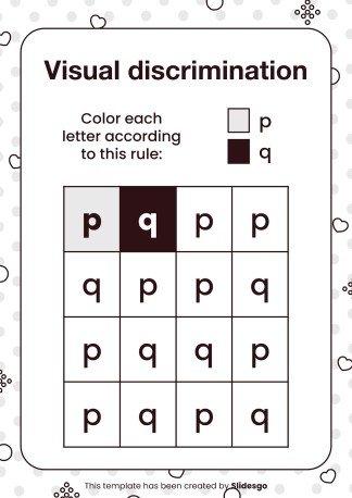 Printable Dyslexia Worksheets for Pre-K presentation template 
