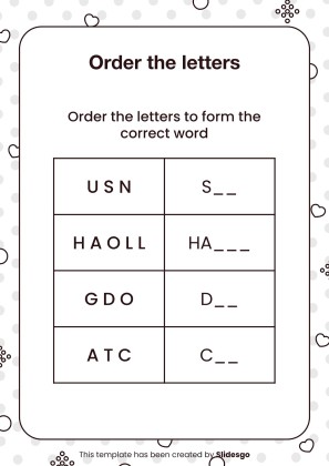 Printable Dyslexia Worksheets for Pre-K presentation template 