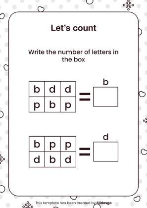 Printable Dyslexia Worksheets for Pre-K presentation template 